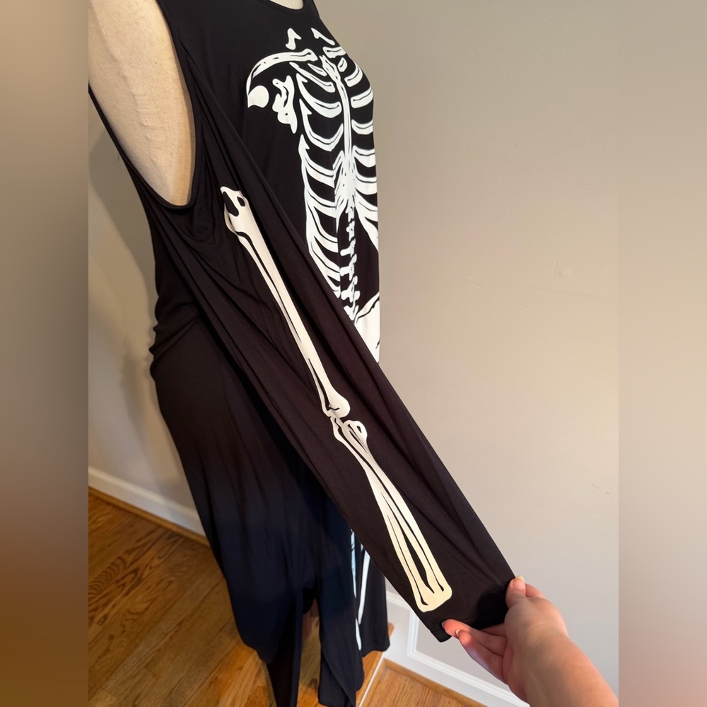 NWT Torrid Skeleton Supersoft Cold Shoulder Maxi Dress - Torrid Size 4 (26, 4X) - Picture 8 of 16